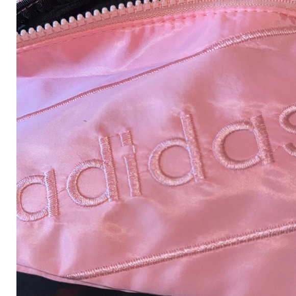 adidas Handbags - Adidas Waist Bag Fanny Pack Crossbody Sling Bag Light Pink Embroidered Logo